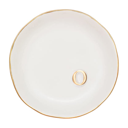 COLLECTIVE HOME Ceramic Jewelry Tray, Trinket Dish, Gifts for Women (A)