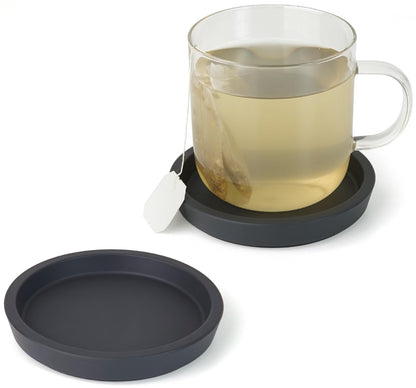 Carrotez Thick Silicone Coasters for Drinks, Set of 2 - Ivory