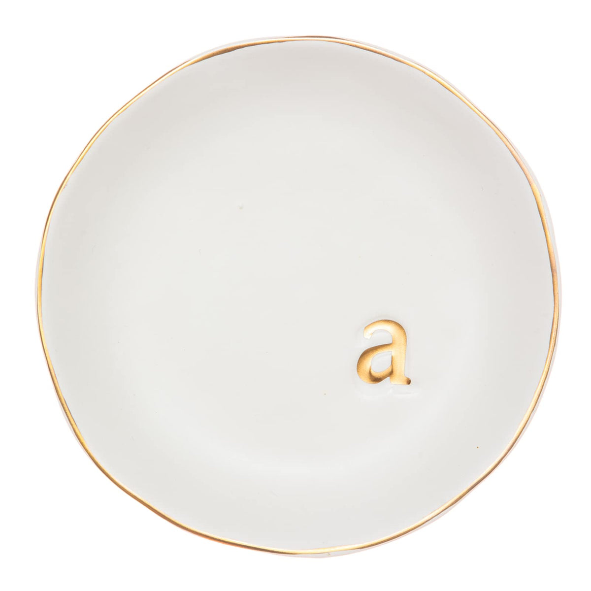 COLLECTIVE HOME Ceramic Jewelry Tray, Trinket Dish, Gifts for Women (A)