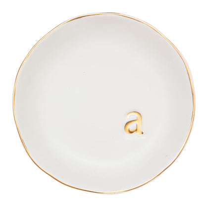 COLLECTIVE HOME Ceramic Jewelry Tray, Trinket Dish, Gifts for Women (A)