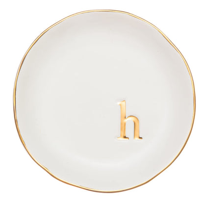 COLLECTIVE HOME Ceramic Jewelry Tray, Trinket Dish, Gifts for Women (A)