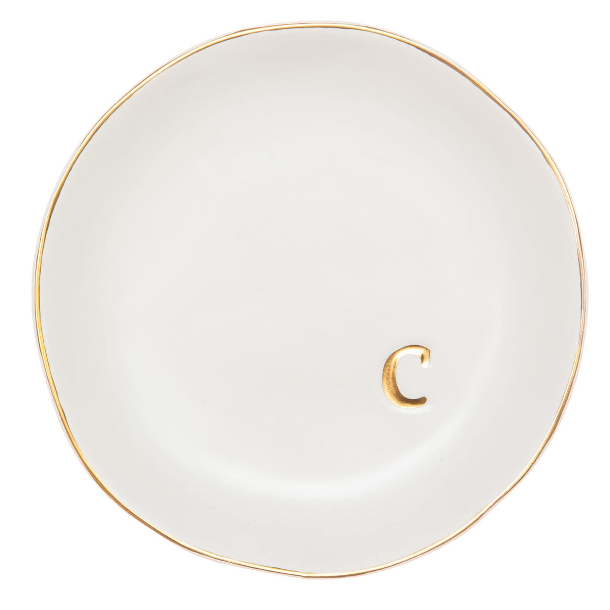 COLLECTIVE HOME Ceramic Jewelry Tray, Trinket Dish, Gifts for Women (A)