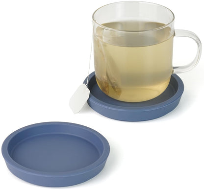 Carrotez Thick Silicone Coasters for Drinks, Set of 2 - Ivory