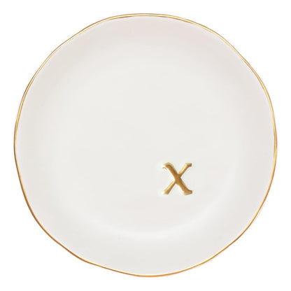 COLLECTIVE HOME Ceramic Jewelry Tray, Trinket Dish, Gifts for Women (A)