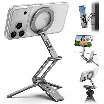 Lamicall for MagSafe Tripod Stand Dual-Side Magnetic with 1/4", Arca, Hook