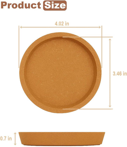 Vensovo 4 Pack 4 Inch Round Cork Coasters for Drinks