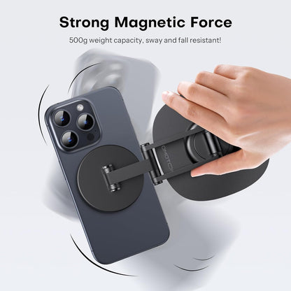 OMOTON MS04 [360° Rotating] Adjustable Magnetic Phone Stand for Desk, Black