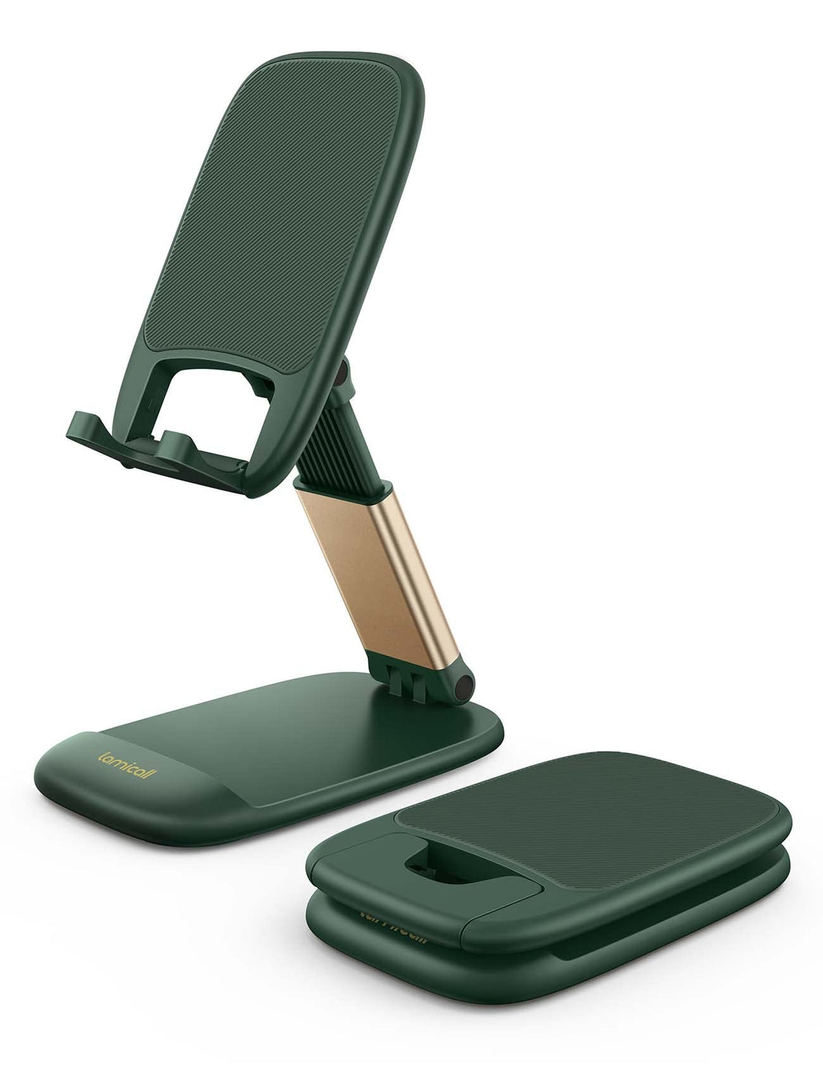 Lamicall Cell Phone Stand for Desk, Height Angle Adjustable Phone Holder