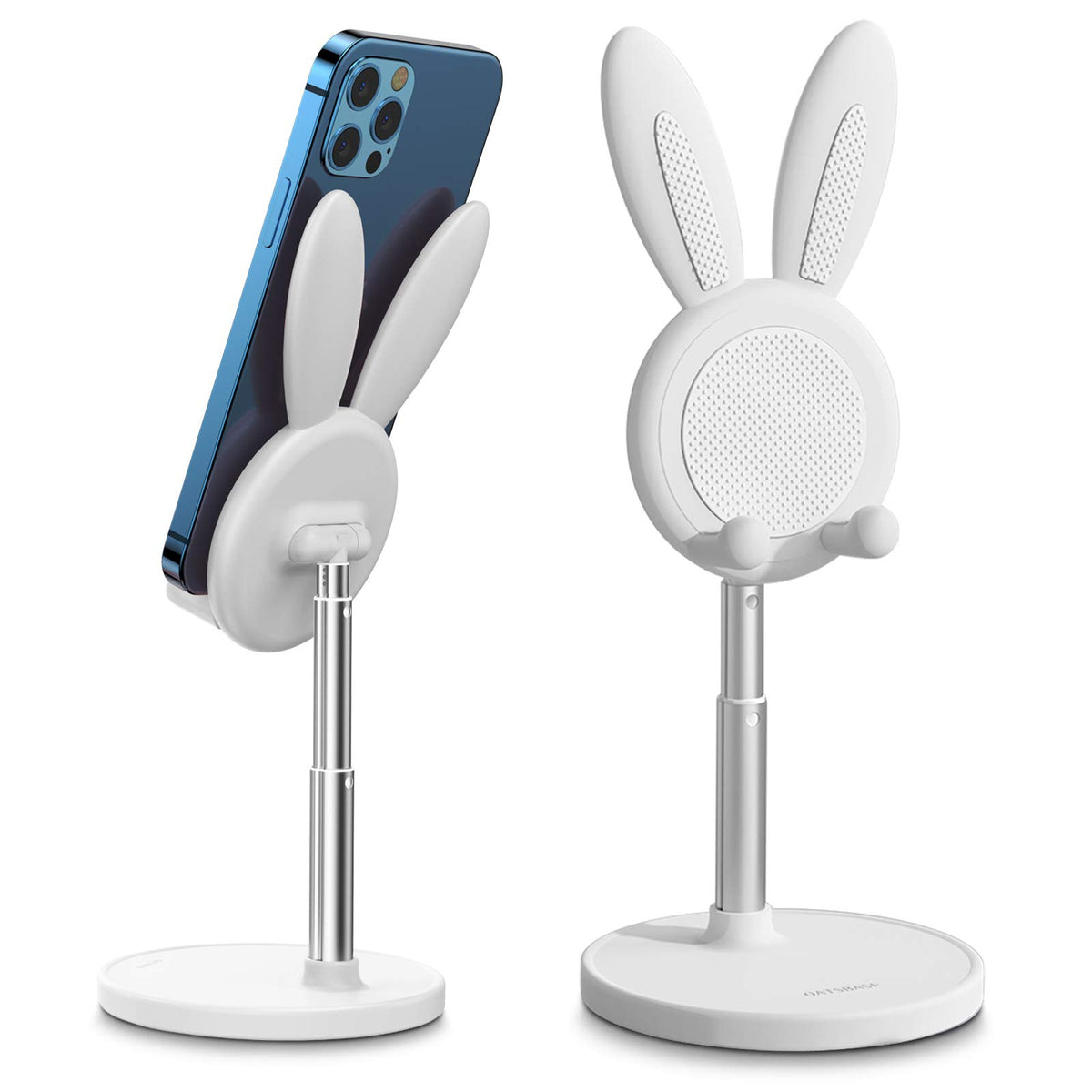 OATSBASF Cute Bunny Phone Stand Adjustable Phone Holder for Phones