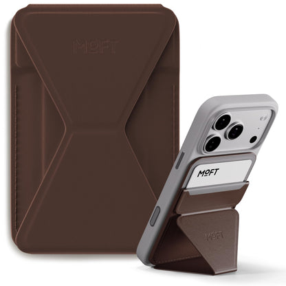 MOFT Magnetic Wallet Stand Compatible with iPhone 18/17/16/15/14/13 Series, Angle Adjustment Magsafe Compatible MOVAS Phone Stand