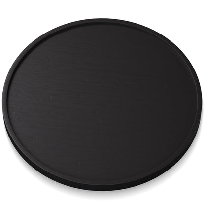 VERTORGAN Bamboo Serving Tray,8.7 Inch Trays,Home Decor(Black)