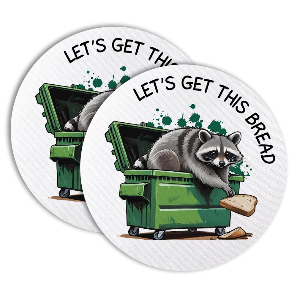This Little Light of Mine I’m Gonna Let It Shine Drink Cup Holder Coaster Set of 2, Funny Dumpster Fire Coffee Cup Mats for Office Desk Decor, Inspirational Work Gifts for Women Men Coworkers
