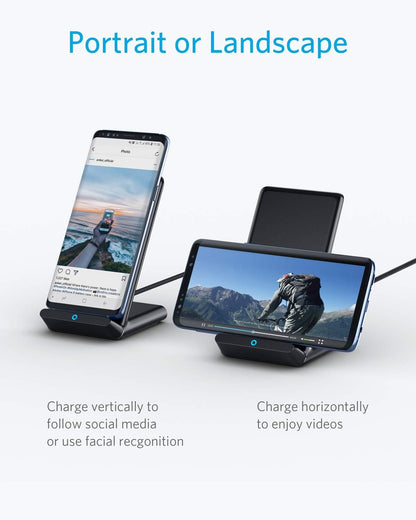 Anker 313 Qi-Certified 10W Max Wireless Charger Stand