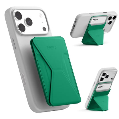MOFT Magnetic Wallet Stand Compatible with iPhone 18/17/16/15/14/13 Series, Angle Adjustment Magsafe Compatible MOVAS Phone Stand