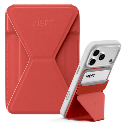 MOFT Magnetic Wallet Stand Compatible with iPhone 18/17/16/15/14/13 Series, Angle Adjustment Magsafe Compatible MOVAS Phone Stand
