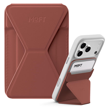 MOFT Magnetic Wallet Stand Compatible with iPhone 18/17/16/15/14/13 Series, Angle Adjustment Magsafe Compatible MOVAS Phone Stand