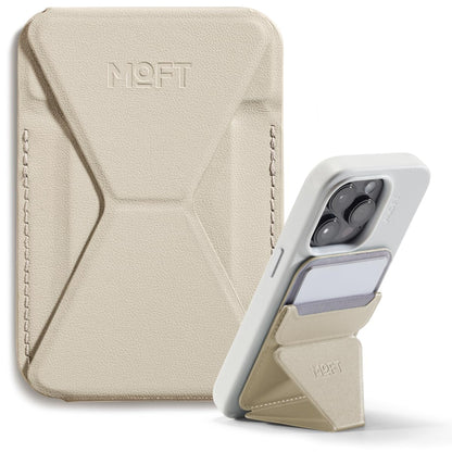 MOFT Magnetic Wallet Stand Compatible with iPhone 18/17/16/15/14/13 Series, Angle Adjustment Magsafe Compatible MOVAS Phone Stand