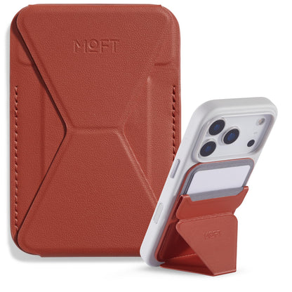 MOFT Magnetic Wallet Stand Compatible with iPhone 18/17/16/15/14/13 Series, Angle Adjustment Magsafe Compatible MOVAS Phone Stand