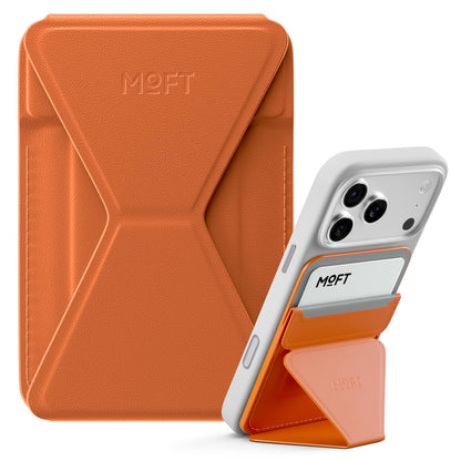 MOFT Magnetic Wallet Stand Compatible with iPhone 18/17/16/15/14/13 Series, Angle Adjustment Magsafe Compatible MOVAS Phone Stand