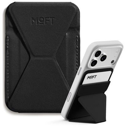 MOFT Magnetic Wallet Stand Compatible with iPhone 18/17/16/15/14/13 Series, Angle Adjustment Magsafe Compatible MOVAS Phone Stand