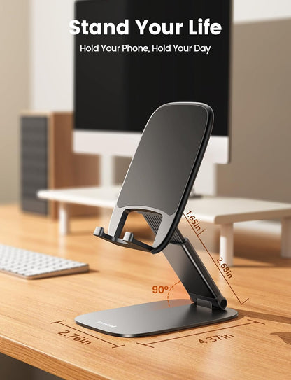 Lamicall Ultra-Thin Foldable Cell Phone Stand for Desk