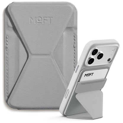 MOFT Magnetic Wallet Stand Compatible with iPhone 18/17/16/15/14/13 Series, Angle Adjustment Magsafe Compatible MOVAS Phone Stand