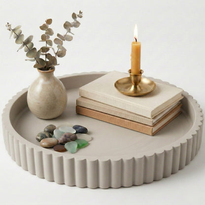 OAKOA Decorative Trays for Home Decor - Coffee Table Centerpiece Tray