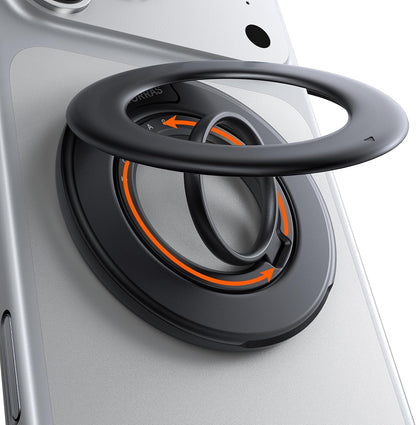 TORRAS 2025 Flagship 360 Magnetic Phone Grip Ring Holder Kickstand, Black