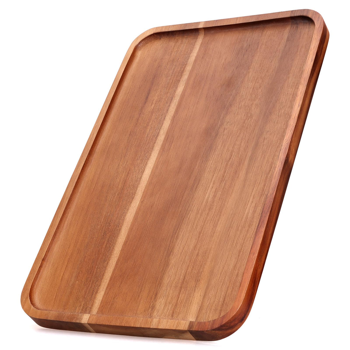 Acacia Wood Plates Small Decorative Tray Wooden Serving Platter for Food