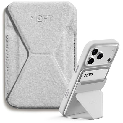 MOFT Magnetic Wallet Stand Compatible with iPhone 18/17/16/15/14/13 Series, Angle Adjustment Magsafe Compatible MOVAS Phone Stand