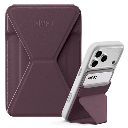 MOFT Magnetic Wallet Stand Compatible with iPhone 18/17/16/15/14/13 Series, Angle Adjustment Magsafe Compatible MOVAS Phone Stand
