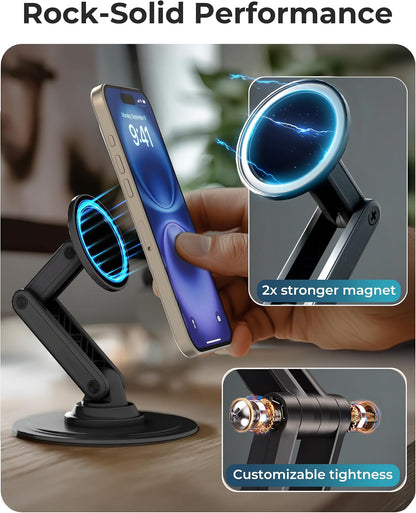 Cooper Mag360 Magnetic Phone Stand for Desk, MagSafe Stand for iPhone 17