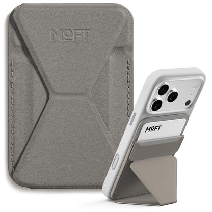 MOFT Magnetic Wallet Stand Compatible with iPhone 18/17/16/15/14/13 Series, Angle Adjustment Magsafe Compatible MOVAS Phone Stand