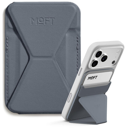 MOFT Magnetic Wallet Stand Compatible with iPhone 18/17/16/15/14/13 Series, Angle Adjustment Magsafe Compatible MOVAS Phone Stand