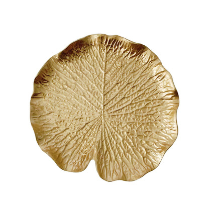 Small Leaf Shaped Trinket Dish, Decorative Gold Jewelry Dish Tray, Ring Hodler Dish Jewelry Organizer